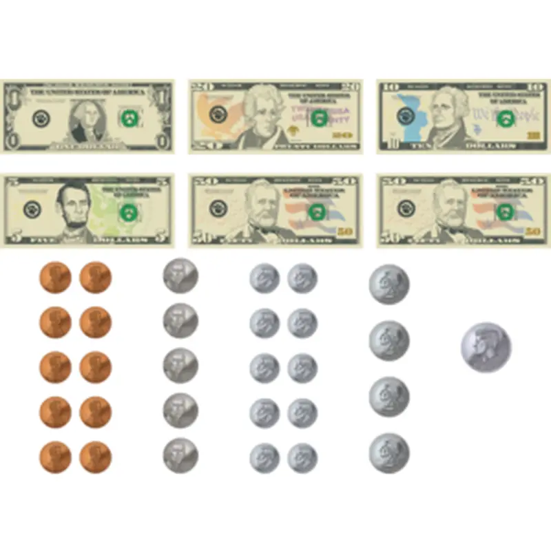 Teacher Created Money Magnetic Accents, 6-1/2" (TCR 77243)