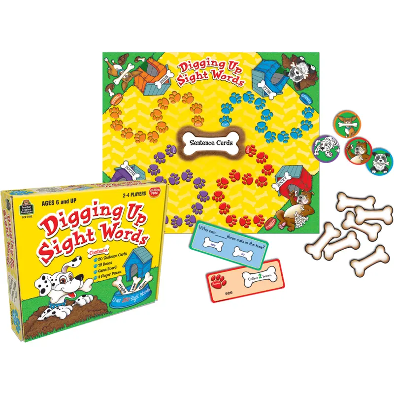 Teacher Created DIGGING UP SIGHT WORDS Game (7812)