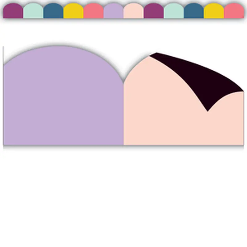 Teacher Created Oh Happy Day Scalloped Magnetic Border (TCR 77561)