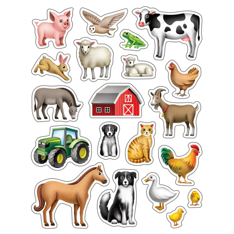 Teacher Created Resources Farm Stickers (TCR 7090)