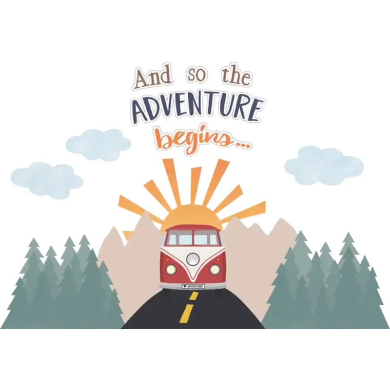 Teacher Created Resources Moving Mountains Road Trip The Adventure Begins Bulletin Board (TCR 9224)