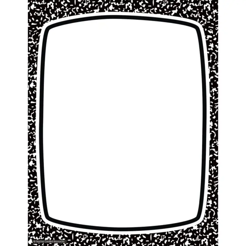 Teacher Created Resources Cool for School Composition Computer Paper (TCR 9309)