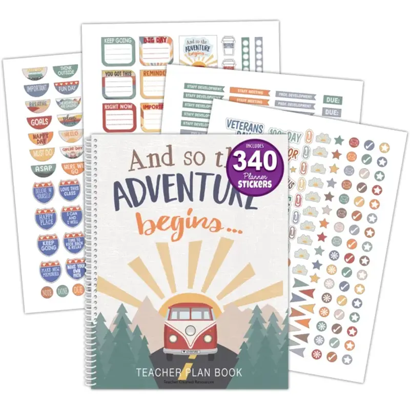 Teacher Created Resources Moving Mountains Road Trip Teacher Plan Book (TCR 8448)