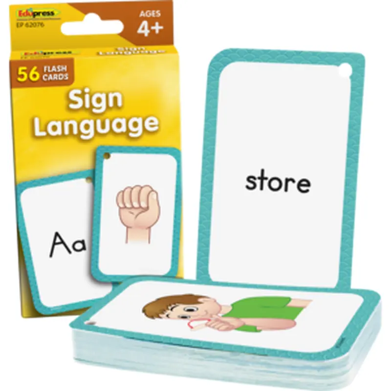 Teacher Created Sign Language Flash Cards (EP 62076)