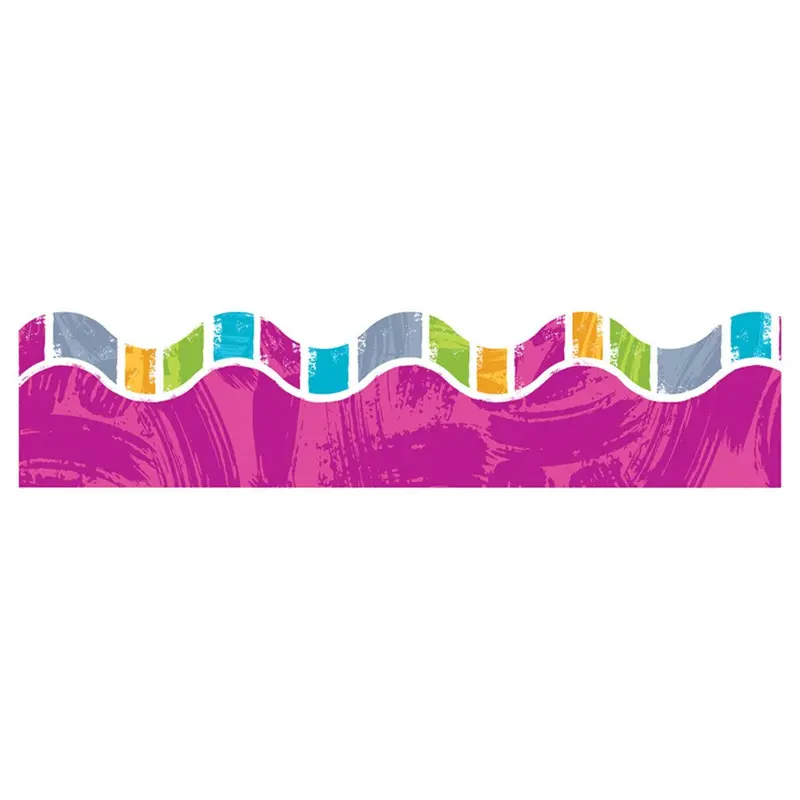 Trend Color Harmony Berry N' Stripes Terrific Trimmers Borders (92689)