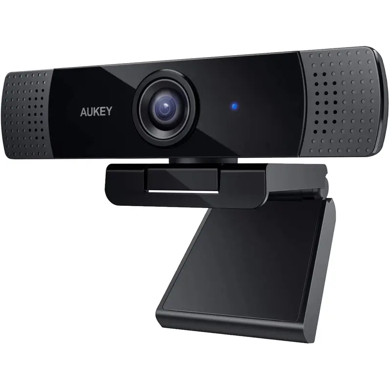 AUKEY FHD WEBCAM, 1080P LIVE STREAM CAMERA WITH STEREO MICROPHONE