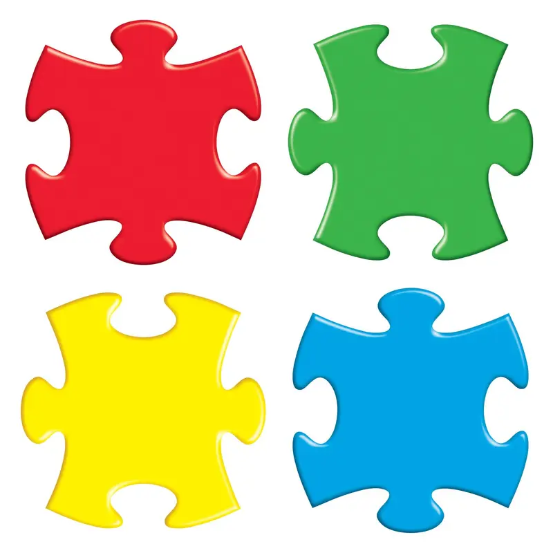 Trend Puzzle Pieces Classic Accents Variety Pack (T-10906)