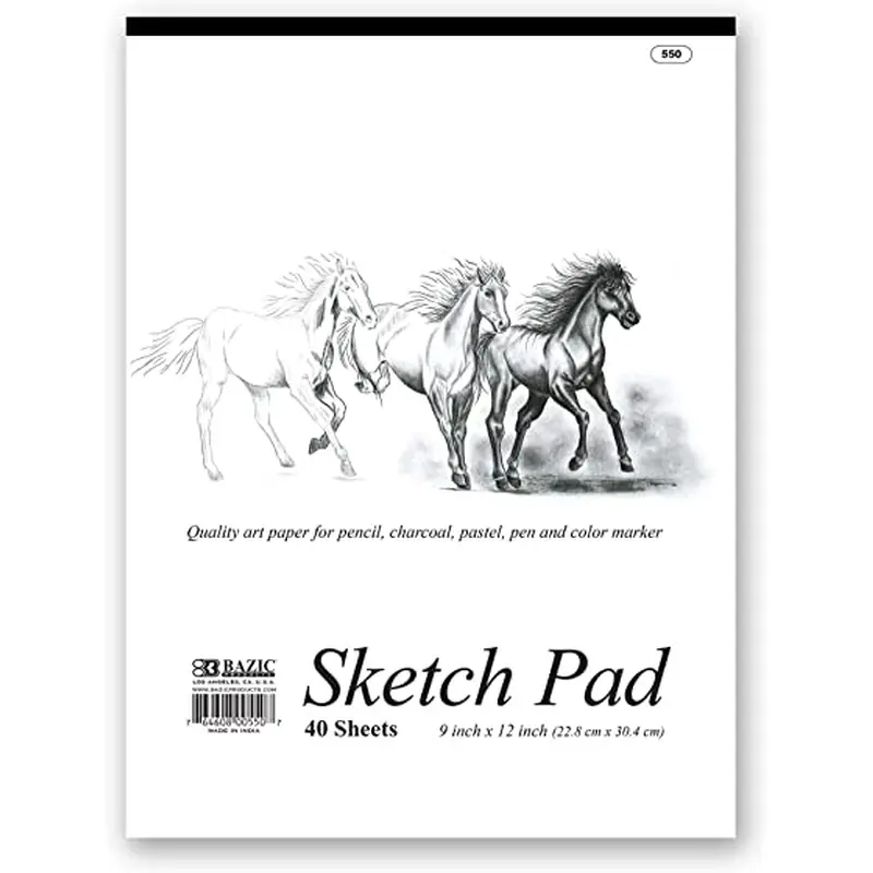 BAZIC 40CT 9"*12" PREMIUM SKETCH PAD