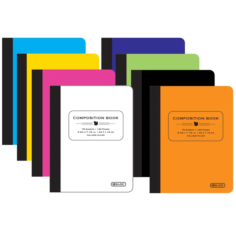BAZIC W/R 70CT POLY COVER COMPOSITION BOOK
