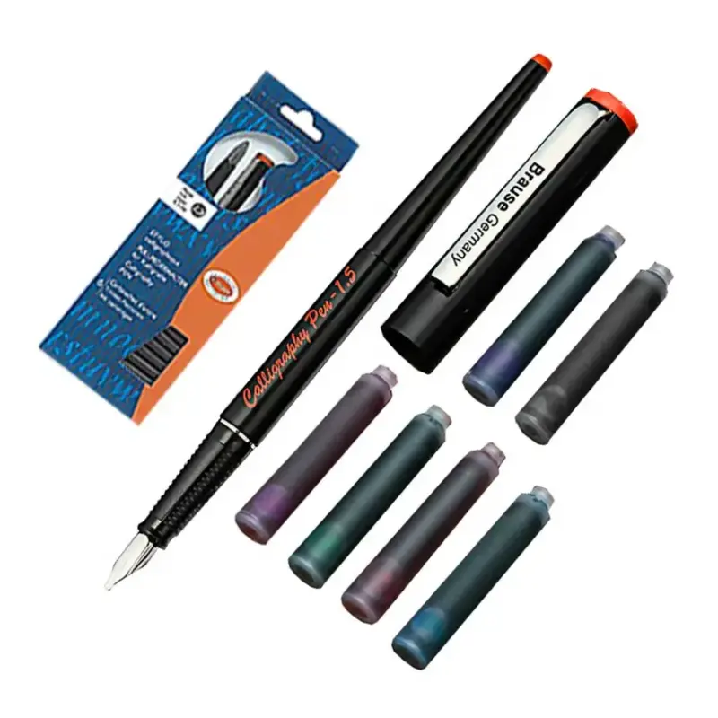 Brause Calligraphy Pen with Ink Cartridges1.1mm
