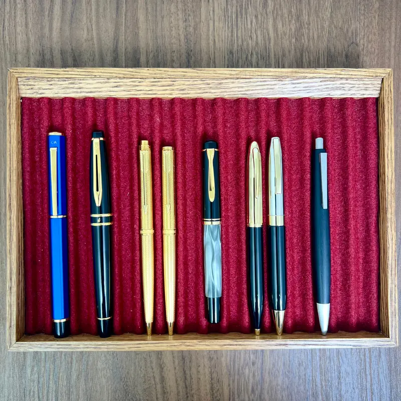Various Pre-Owned Ballpoints, Rollerballs and PencilCaran dAche Hexagonal Rollerball
