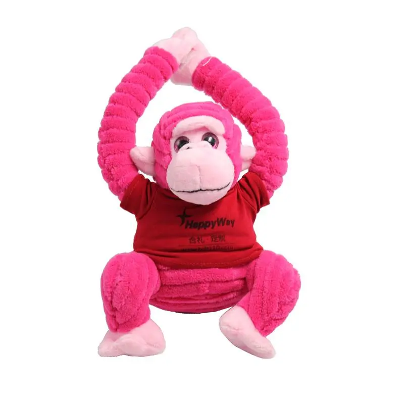 20cm Orangutan Plush Toy With T-Shirt And Long Arms500 
