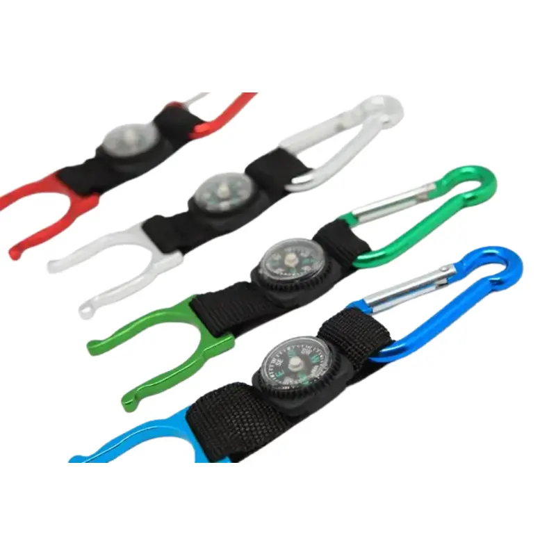 Bottle Holder w/ Carabiner & CompassAssorted