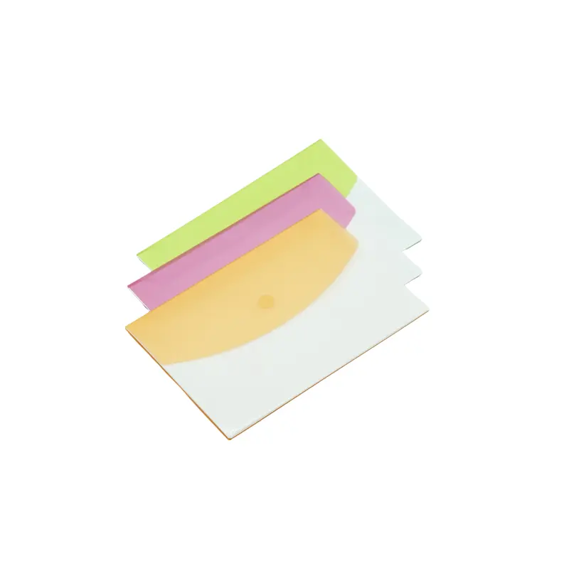 3 Compartment Expandable Plastic Folder (A4)Assorted