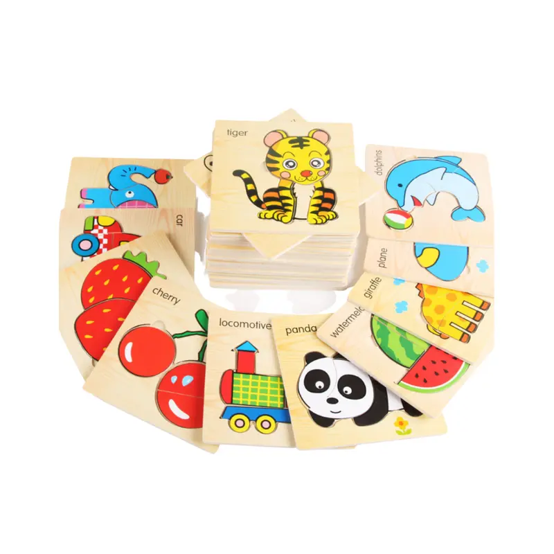 Animal Design Wooden Jigsaw PuzzleAssorted