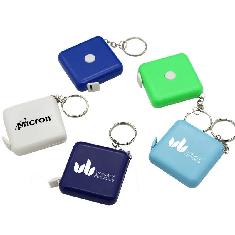 Square Keychain With Tape Measure3000 