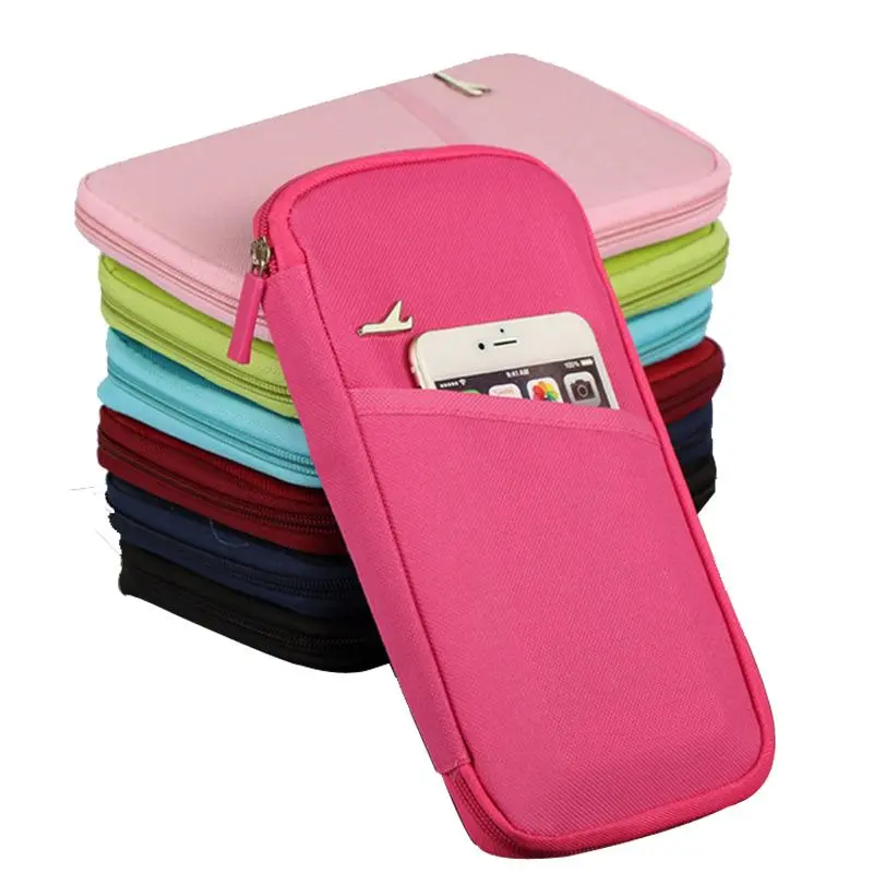 Travel Document Pouch With Internal Mesh Compartments500 
