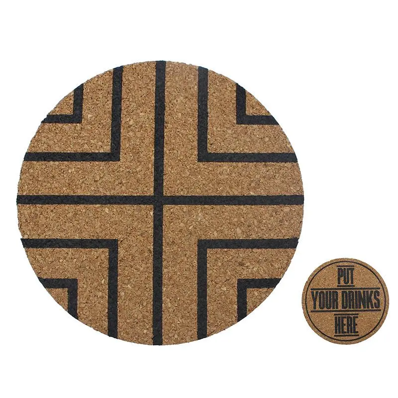 Round Thick Cork Coaster1500 