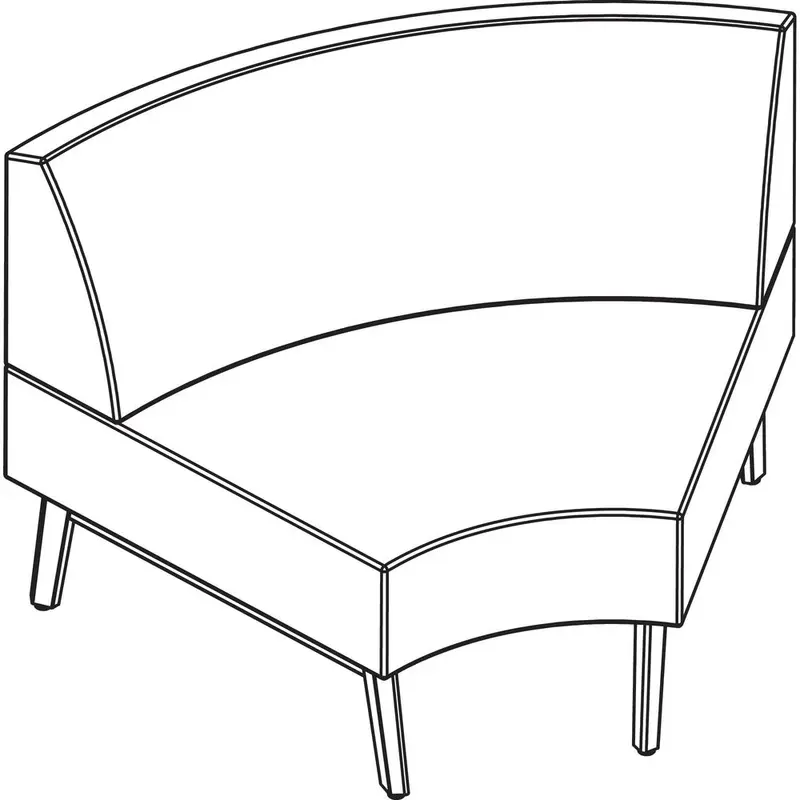 Arold Hip Hop Collection Wedge Chair [SKU - ARO1860CW20W4]EA