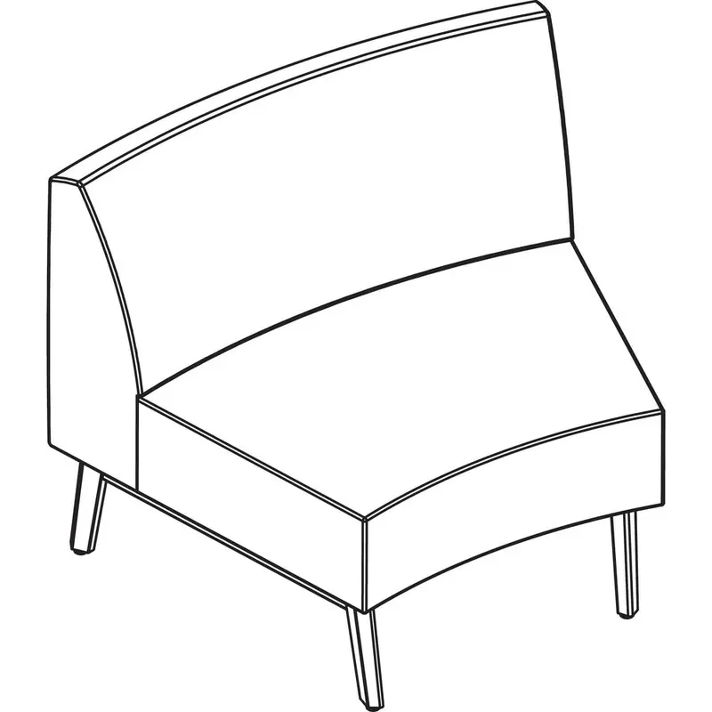 Arold Hip Hop Collection Wedge Chair [SKU - ARO4830CW20TP06]EA