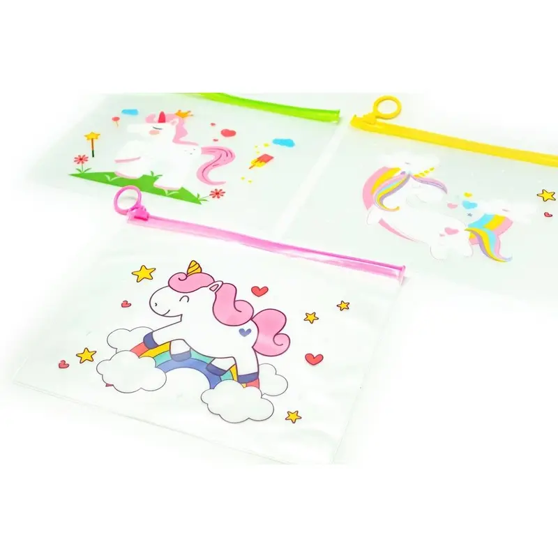 Unicorn Design Matt Finish Case (Pack of 12)Assorted