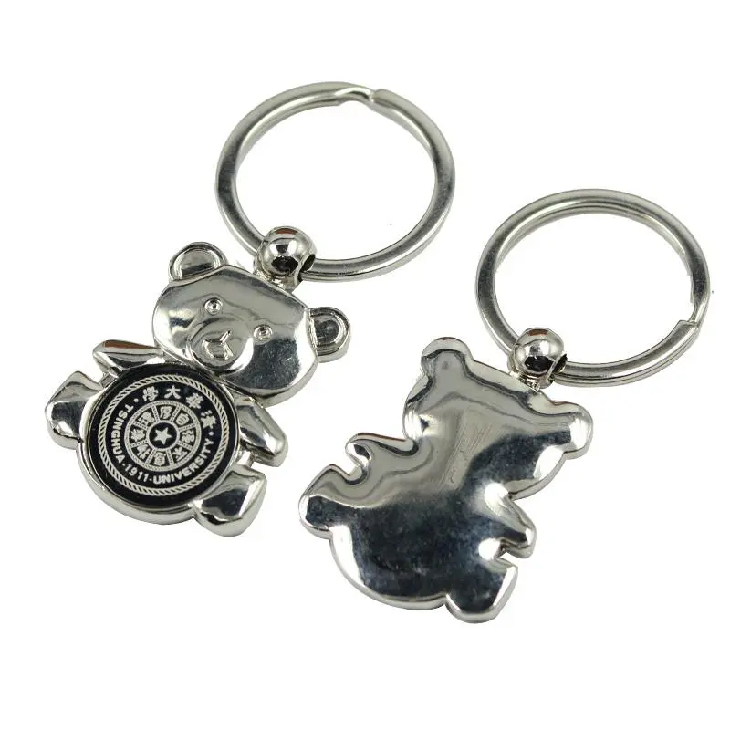 Zinc Alloy Teddy Bear Keychain1000 