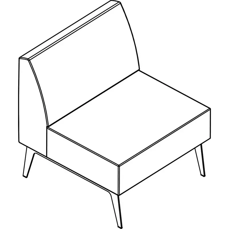 Arold Hip Hop Collection Straight Chair [SKU - AROHC30K8W4]EA
