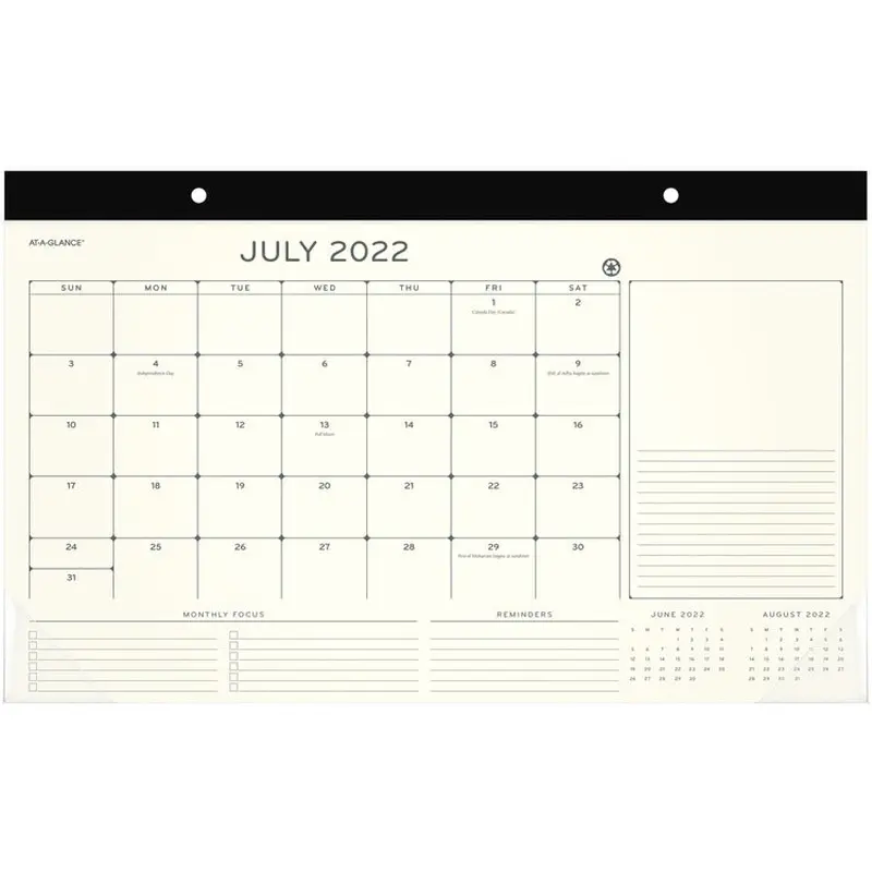 At-A-Glance Elevation Eco Academic Desk Pad [SKU - AAGAY751R00]EA