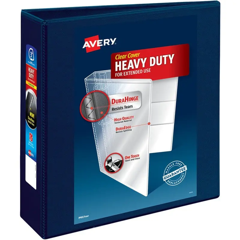 Avery Heavy-Duty View Navy Blue 3" Binder (79803) [SKU - AVE79803]EA