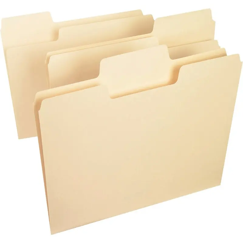 Smead SuperTab 1/3 Tab Cut Letter Recycled Top Tab File Folder [SKU - SMD10401]BX