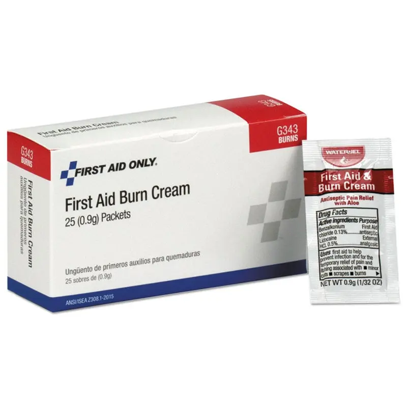 24 Unit ANSI Class A  Refill, Burn Cream, 25/Box