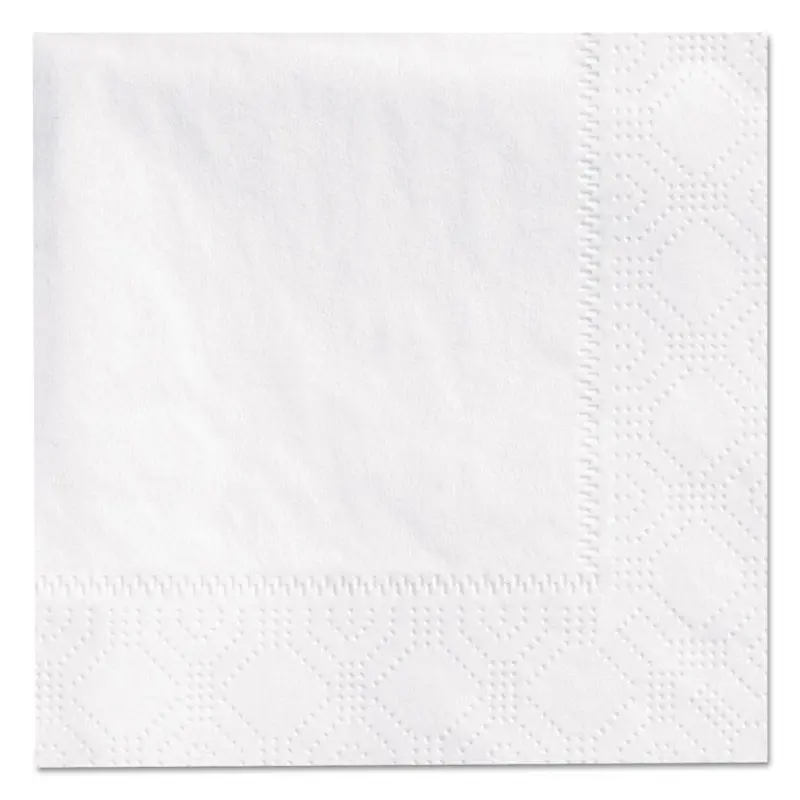 Beverage Napkins, 2-Ply, 9 1/2 x 9 1/2, White, 3000/Carton