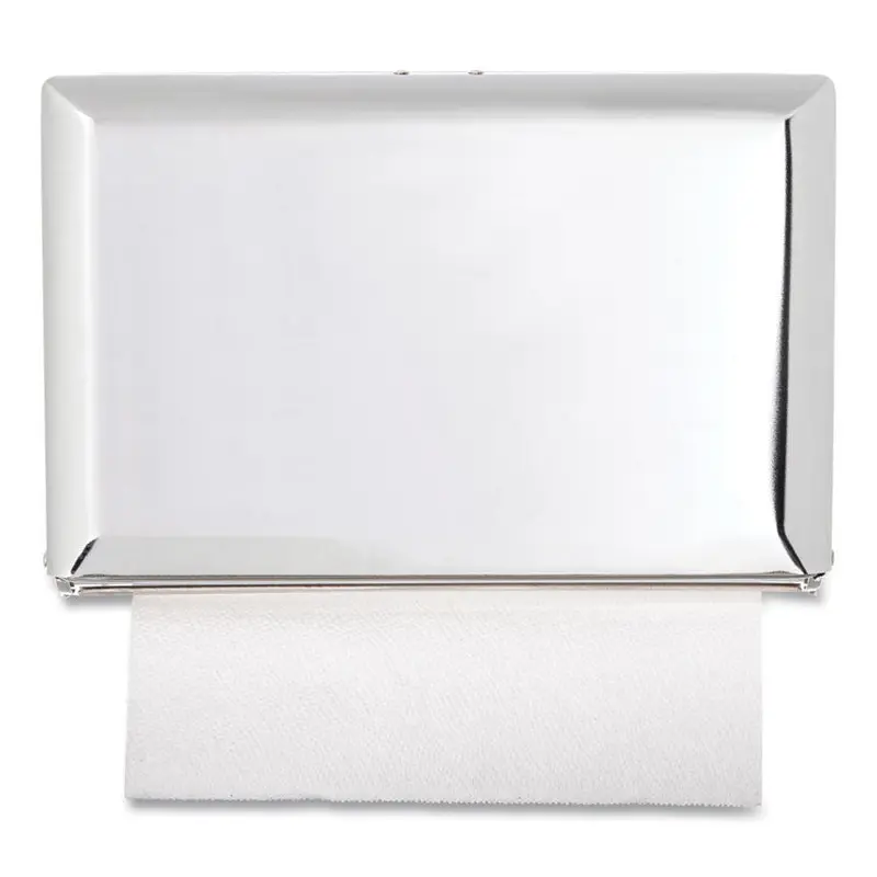 Singlefold Paper Towel Dispenser, 10.75 x 6 x 7.5, Chrome