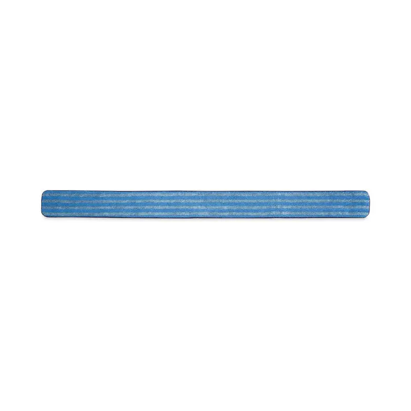 SuperCourt Athletic Floor Care Microfiber Wet Tacking Pad, 60", Light/Dark Blue