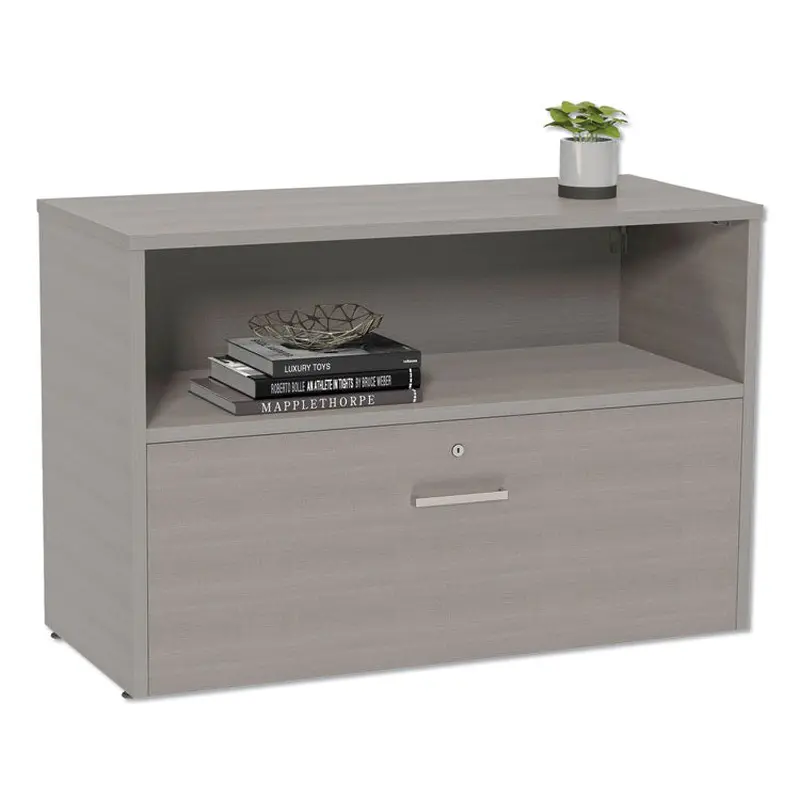 Urban 36  Credenza, Bottom Pedestal, 35.25w x 15.25d x 23.75h, Ash