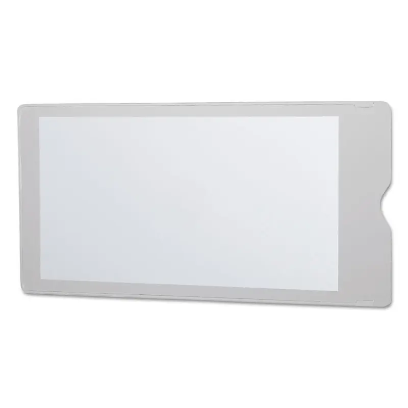Utili-Jac Heavy-Duty Clear Plastic Envelopes, 4 x 9, 50/Box