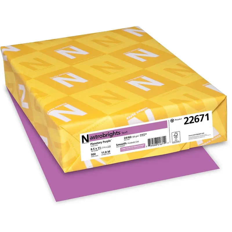 Astrobrights Inkjet, Inkjet Colored Paper - 30% Recycled
