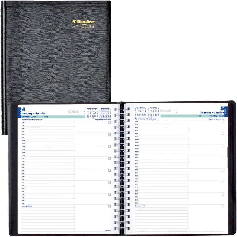 Blueline Daily Appointment Planner