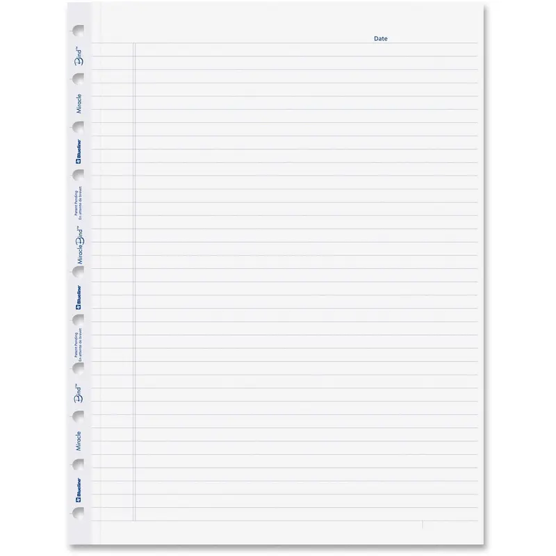 Blueline MiracleBind Notebook Refill Pages - Letter