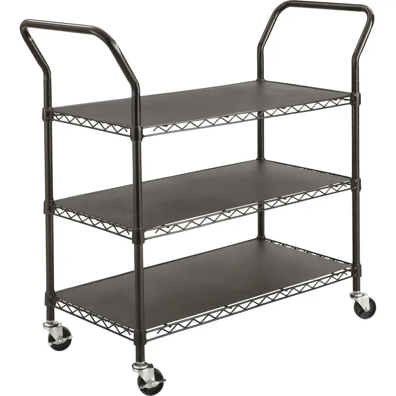 Safco 3-shelf Wire Utility Cart