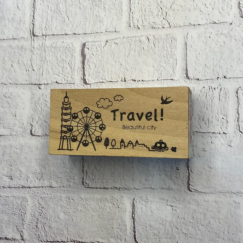 Season Rubber Stamp - Travel Beautiful City