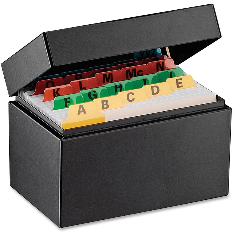 Steelmaster Heavy-duty Steel Card File Box