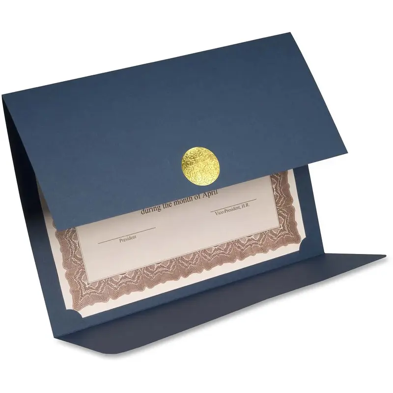 St. James® Elite Medallion Fold Certificate Holder