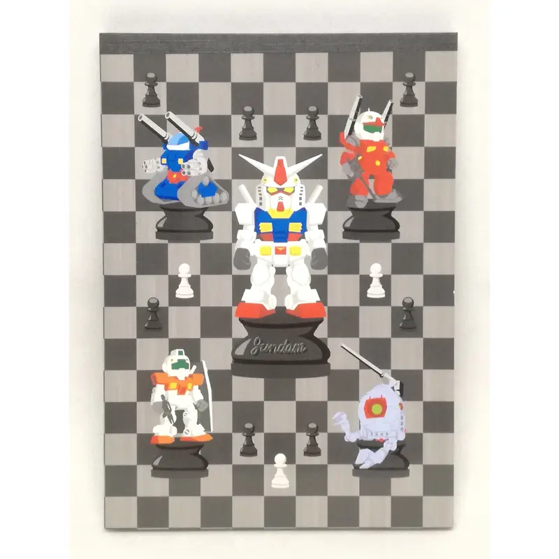 40th Gundam VS Hello Kitty 45th Gundam Memo Wood