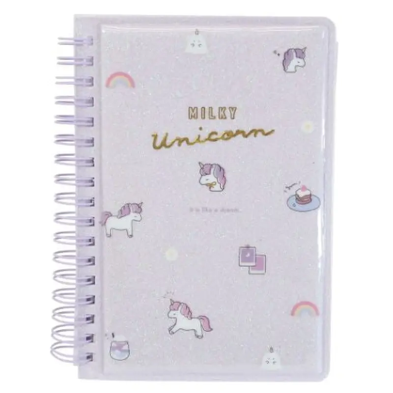 Ring Seal Notebook Milky Unicorn