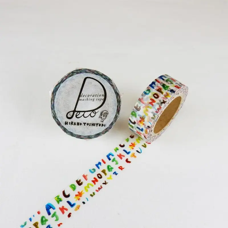 Round Top Masking Tape - Hirano Toshiyuki A-Z