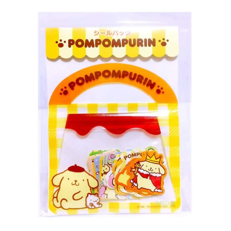 Sanrio Flake Sticker Seal Pack Pompompurin