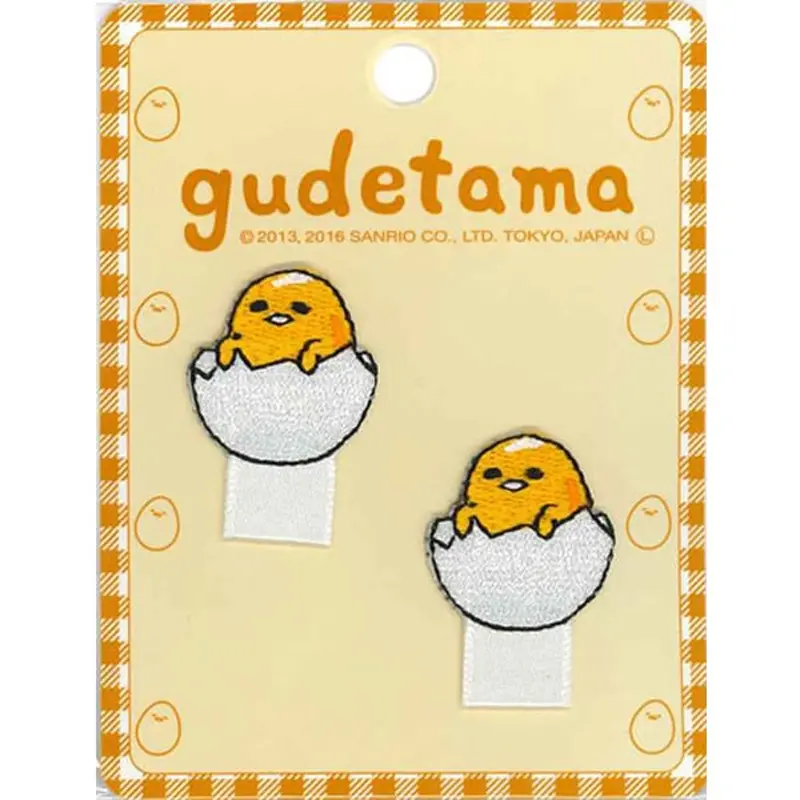Sanrio Gudetama Name Tag Emblem