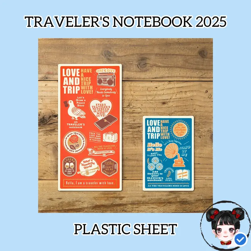 Travelers Notebook 2025 Plastic SheetRegular