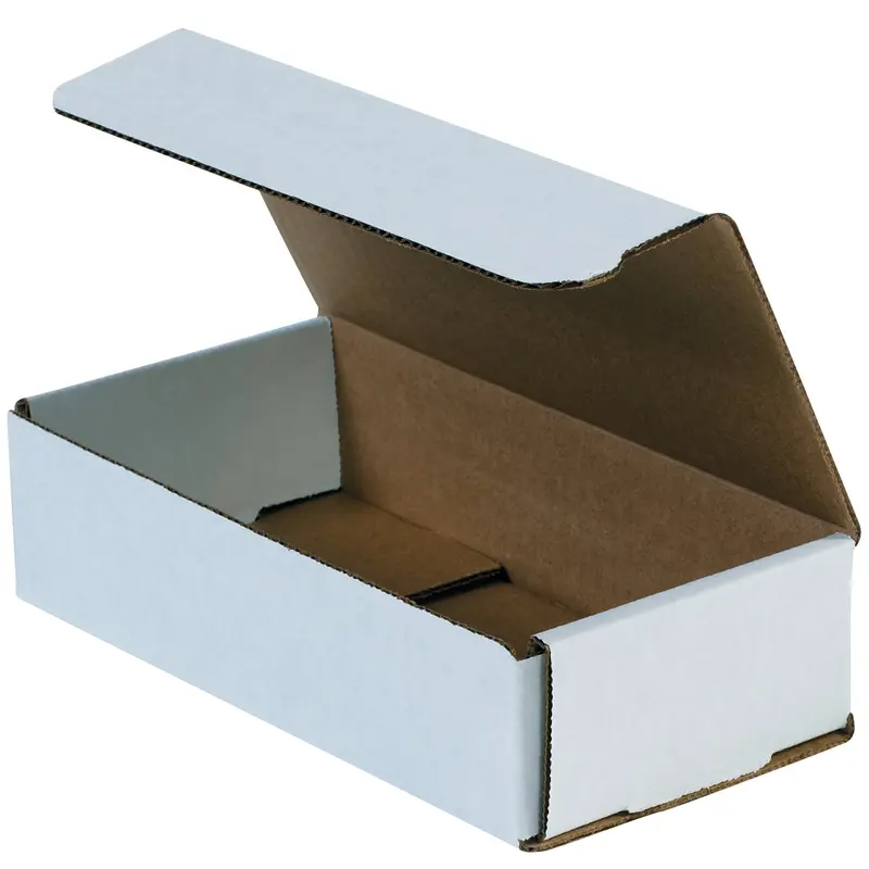 10 x 3 x 1 White Corrugated Mailers 50/Bundle